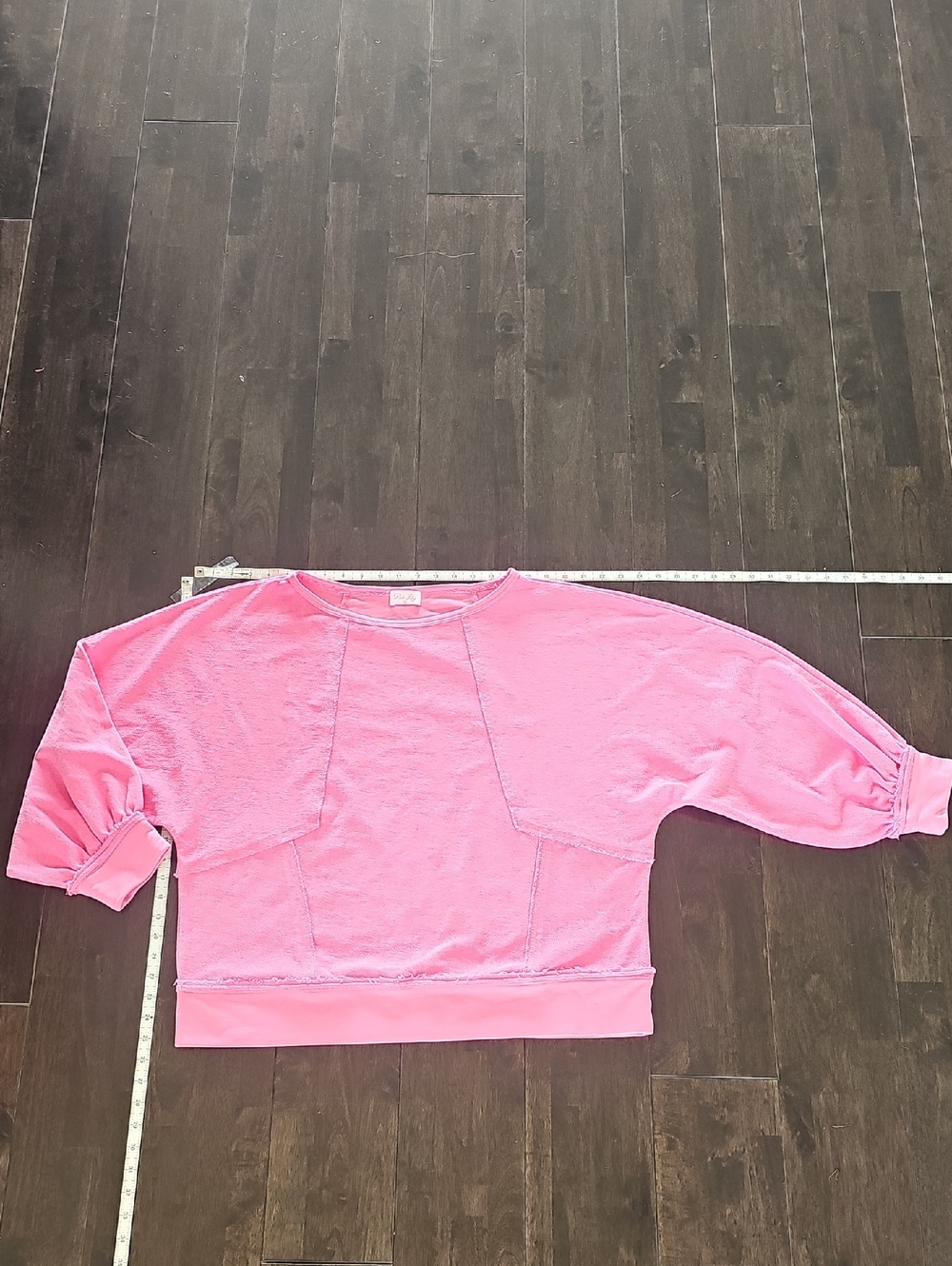 Pink Lily Bright Bubblegum Pink Sweatshirt